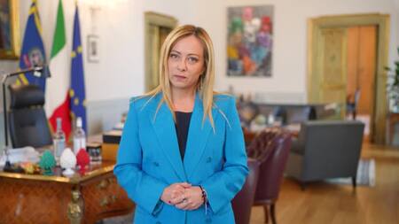 Giorgia Meloni, primera ministra de Italia. Foto: Reuters.