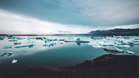 Derretimiento de glaciares. Foto: Unspash