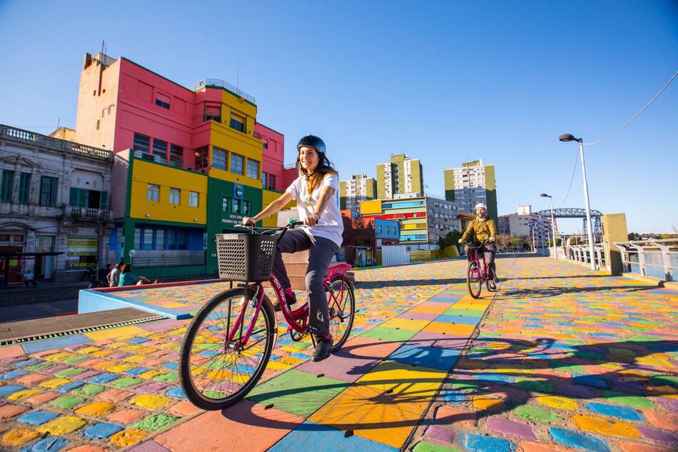 Ciclovías en Buenos Aires. Foto: GCBA.