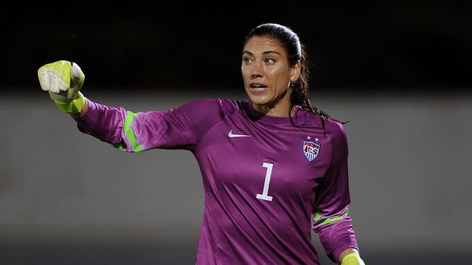 Hope Solo. Foto: AFP.
