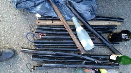 Marcha Federal - Manifestantes detenidos con armas, drogas y alcohol en operativos