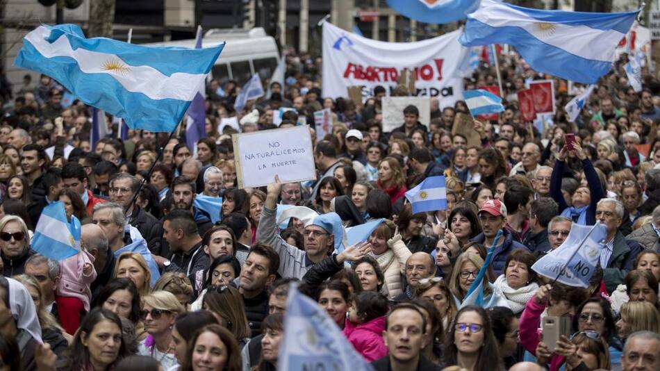 Marcha antiaborto - Congreso