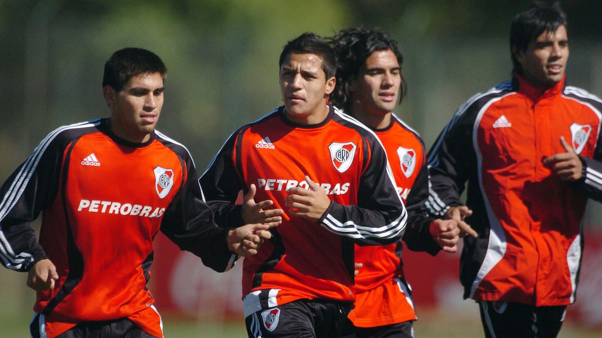 Alexis Sánchez en River. Foto: archivo NA