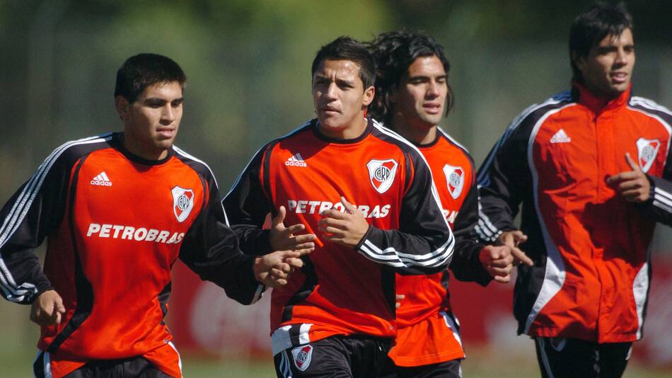 Alexis Sánchez en River. Foto: archivo NA