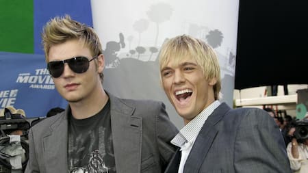 Aaaron Carter y su hermano Nick. Foto: REUTERS