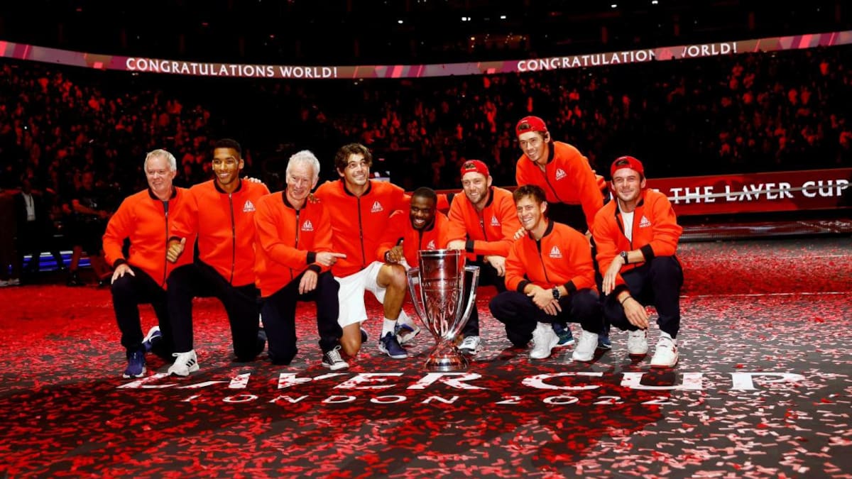 Resto del Mundo se quedó con la Laver Cup 2022. Foto: Reuters.