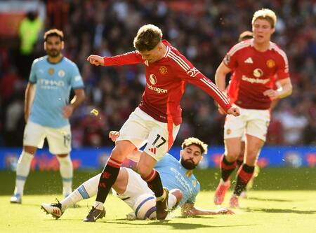 Empate en cero entre el Manchester United y el City. Foto: Reuters/Peter Powell