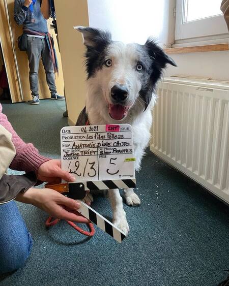 Messi en pleno rodaje. Foto: Instagram/lauramartin_contini