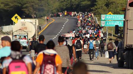 Migración ilegal en EEUU. Foto: EFE
