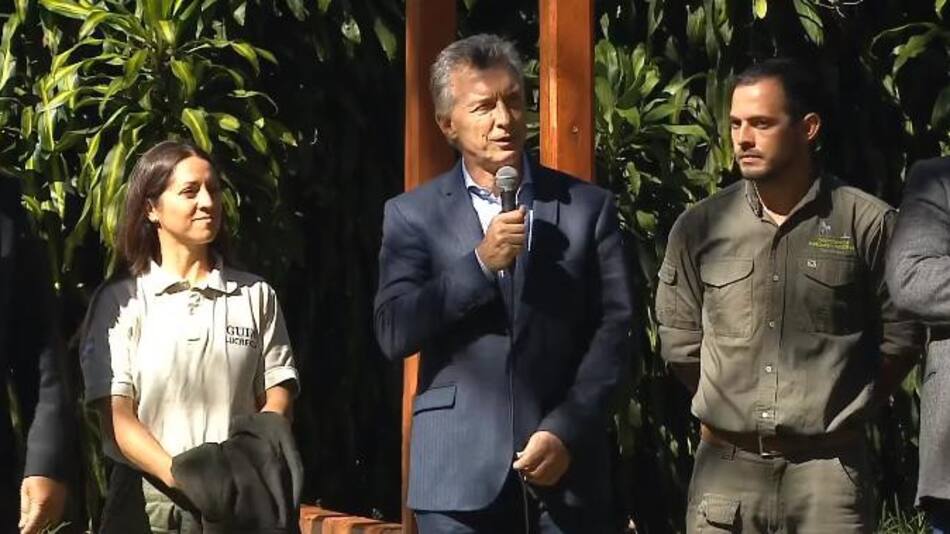 Mauricio Macri en Corrientes - Captura video Casa Rosada