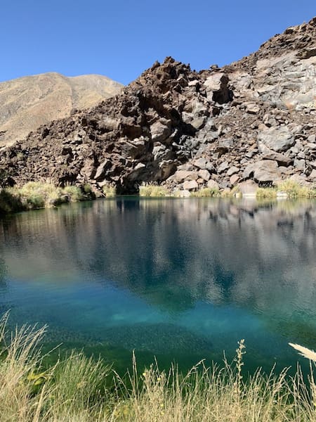 Laguna de la Niña Encantada, Mendoza. Foto X.