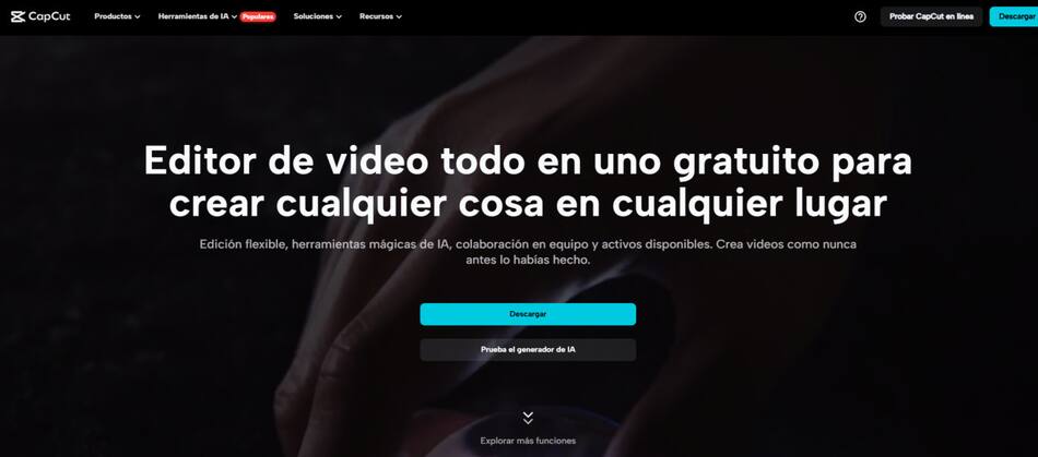 CapCut. Foto: captura CapCut.