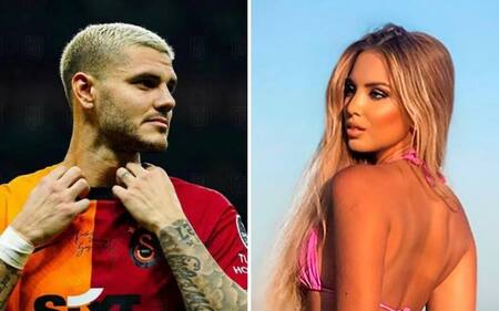 Mauro Icardi y Candela Lecce. Foto: Instagrams.