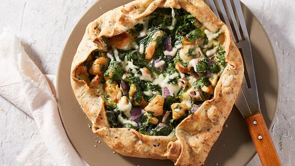 tarta de pollo y acelga