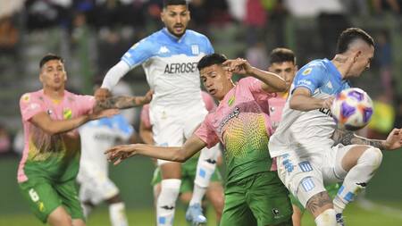 Liga Profesional de Fútbol, Defensa y Justicia vs. Racing. Foto: Telam.