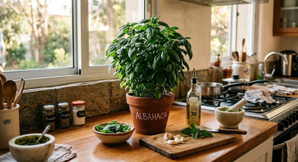 Albahaca, la planta ideal para tener en la cocina