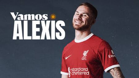 Alexis Mac Allister fue presentado como nuevo jugador del Liverpool. Foto: Twitter @LFC.