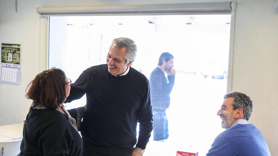 Alberto Fernández junto y a Florencio Randazzo, elecciones 2019