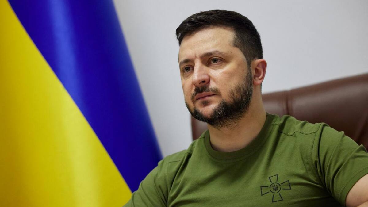 Volodímir Zelenski, presidente de Ucrania. Foto: Reuters.