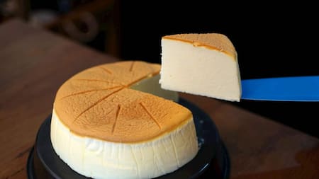 Tarta de queso japonesa.