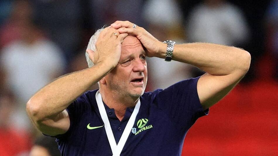 Graham Arnold, técnico de Australia. Foto: REUTERS.