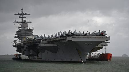 Portaaviones USS George Washington. Foto: Reuters