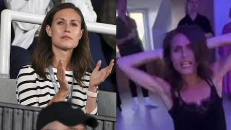 Primera ministra de Finlandia, Sanna Marin, en fiesta privada. Foto: NA.