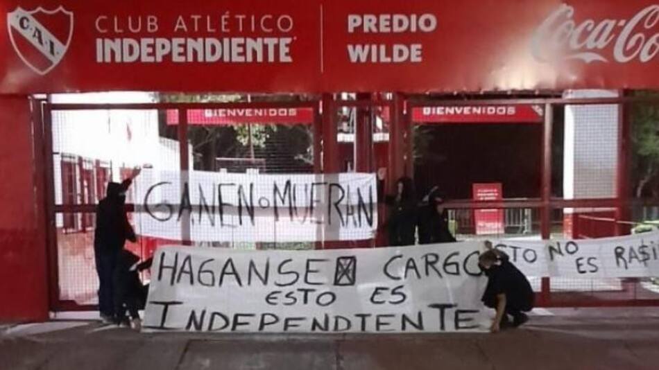 Pascalles en Independiente. Foto: NA