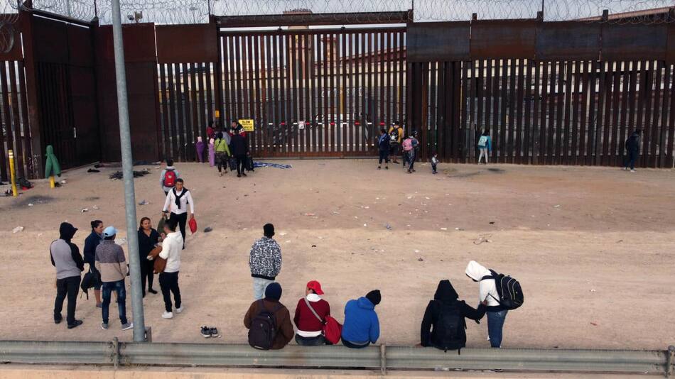 Migración ilegal en EEUU. Foto: EFE