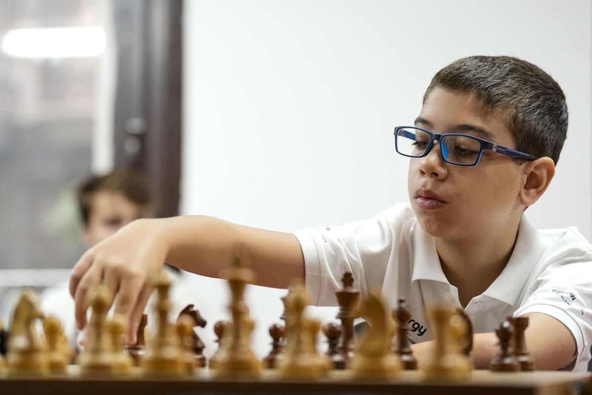 Faustino Oro, ajedrez. Foto: EFE.