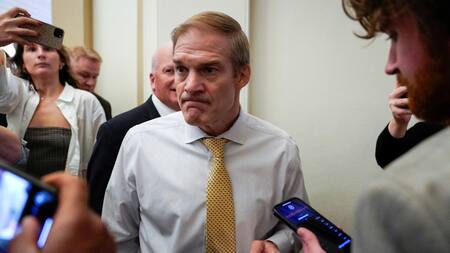 Jim Jordan en la Cámara de Representantes de EE.UU. Foto: REUTERS.