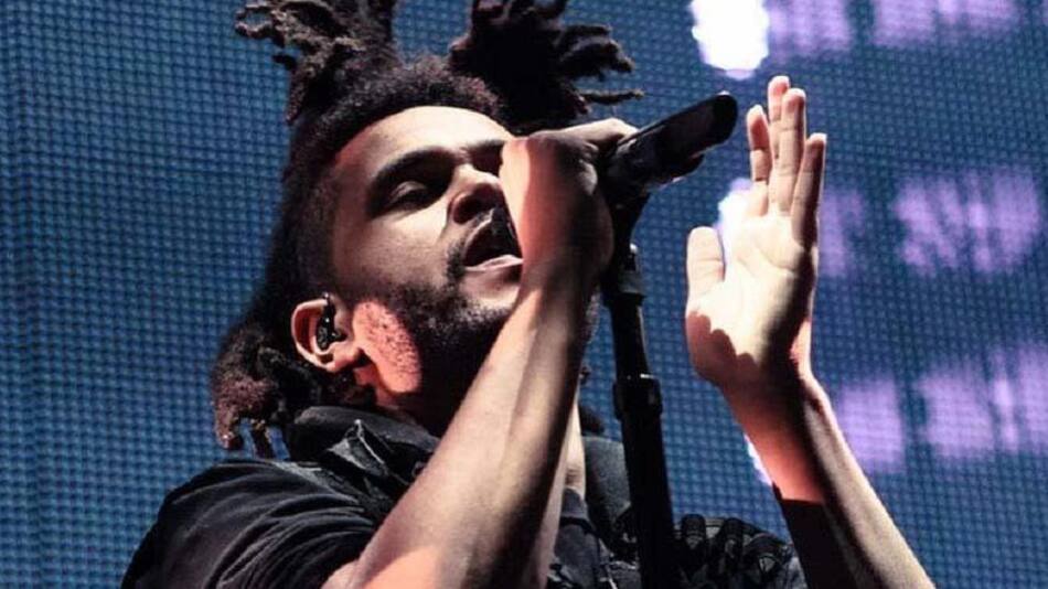 The Weeknd. Foto: Télam.