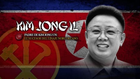 Kim Jong Il: padre de Kim Jong Un. Foto: 26 Historia / Canal 26.