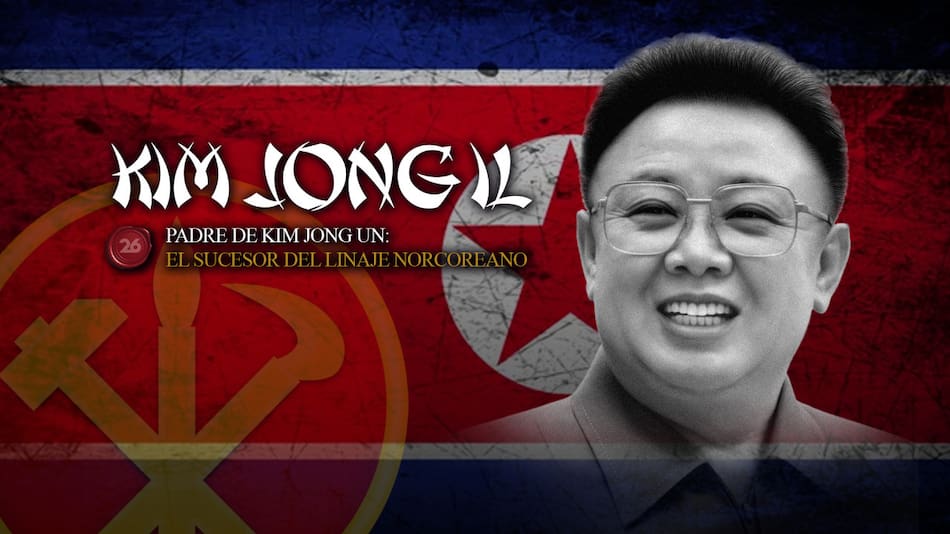 Kim Jong Il: padre de Kim Jong Un. Foto: 26 Historia / Canal 26.