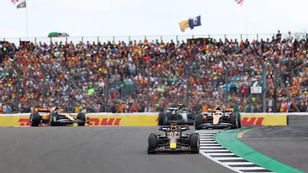 Verstappen, imparable en el Gran Premio de Gran Bretaña de Fórmula 1. Foto: Reuters.
