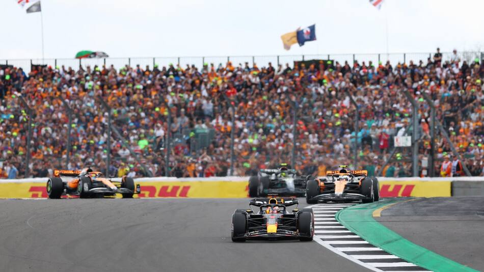 Verstappen, imparable en el Gran Premio de Gran Bretaña de Fórmula 1. Foto: Reuters.