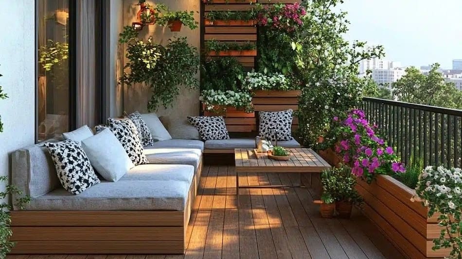 Flores y balcones