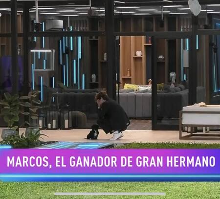 Marcos, ganador de Gran Hermano. Foto: captura de pantalla.