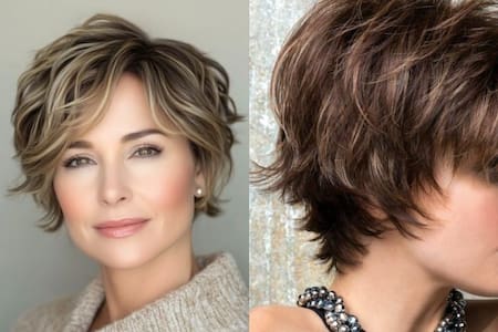 Corte de pelo en capas. Fotos: Pinterest.