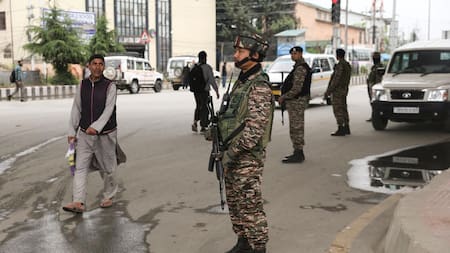 Soldados de la India en la Cachemira india. Foto: EFE.