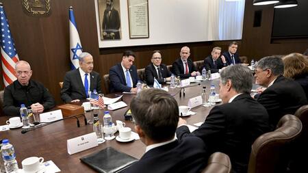 Blinken y Netanyahu, guerra en Gaza. Foto: EFE