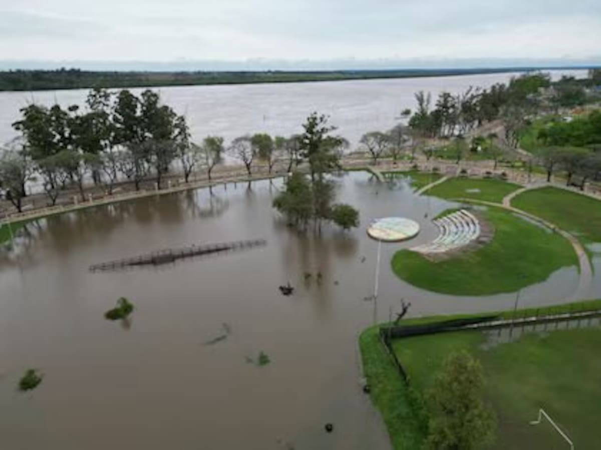 Inundación en Entre Rios por la crecida del rio Uruguay