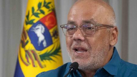 El presidente del Parlamento venezolano y jefe de campaña del chavismo, Jorge Rodríguez. EFE