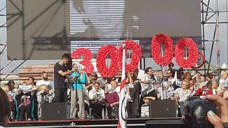 Abuelas y Madres de Plaza de Mayo, discurso, Foto: Claudia Seta, Diario26