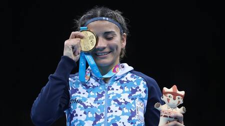 Leonela Sánchez, medalla dorada en los Juegos Panamericanos en Boxeo, REUTERS