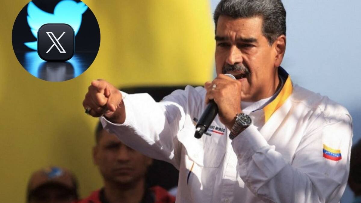 Nicolás Maduro ordenó bloquear la red social X en Venezuela. Foto: Reuters