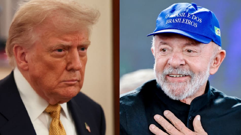 Guerra comercial entre Donald Trump y Lula da Silva