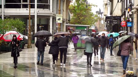 Día de lluvia en la Ciudad de Buenos Aires, NA