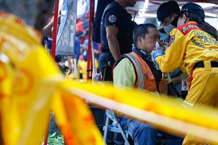 Operativo rescate en Taiwán. Foto: EFE