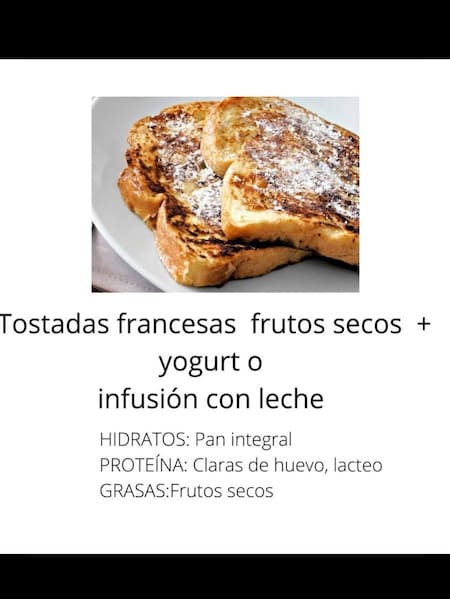 Desayunos completos. Foto Instagram @nutri.sm